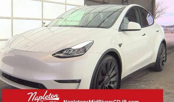 TESLA MODEL Y 2021 5YJYGDEE2MF245996 image
